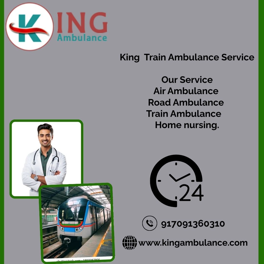 King Train Ambulance provides quick services to patients in Guwahati