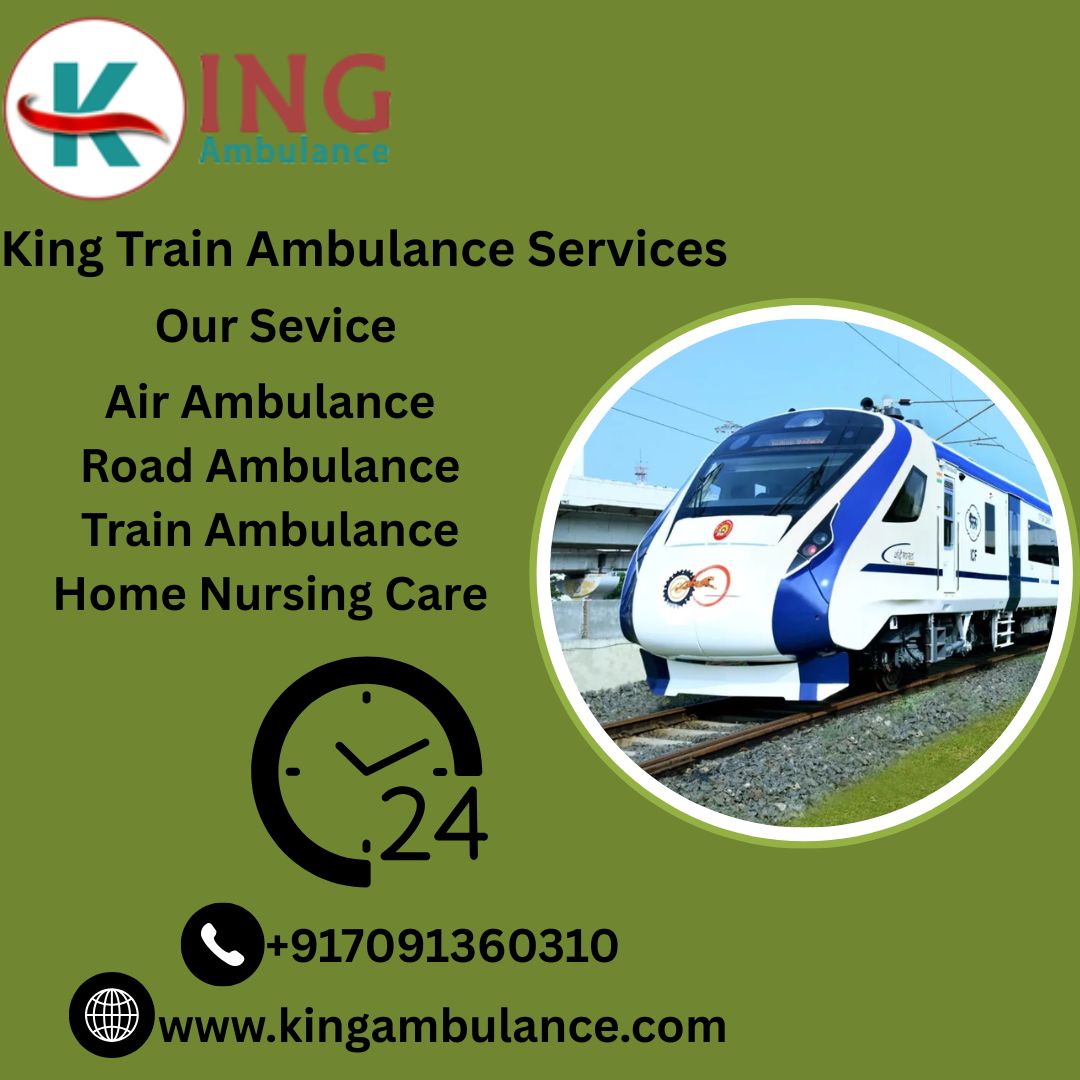 Critical Cases Handled with Full-Time Attention by KIng in its Train Ambulance