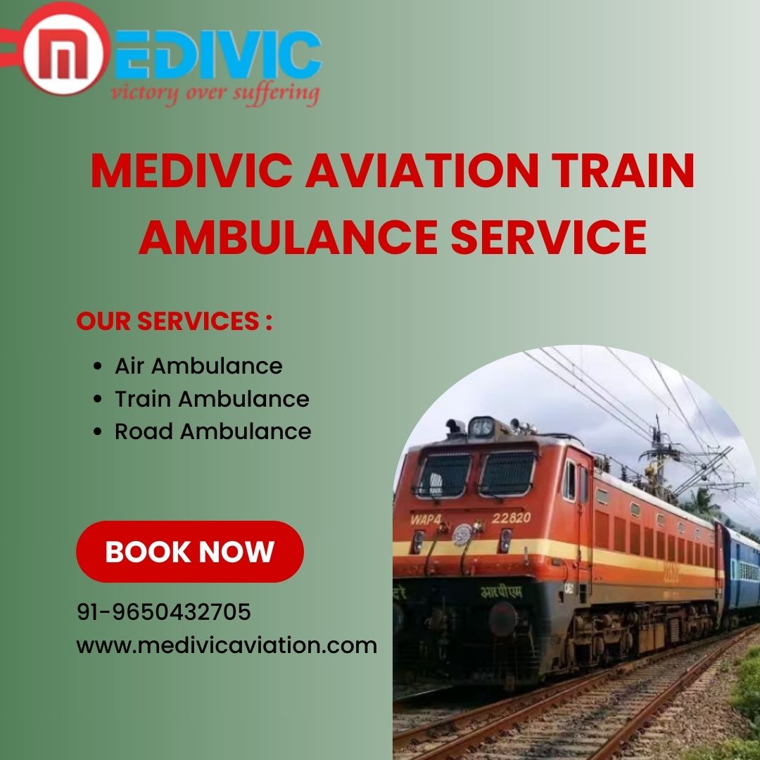 Medivic Aviation Train Ambulance in Bangalore Provides Rescue Services on a Daily Basis