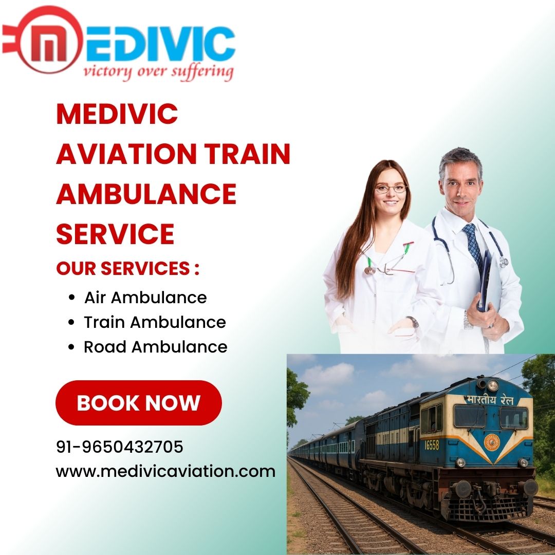 Medivic Aviation Transit the Ill to Safer Hospitals Without Delay in Mumbai in its Train Ambulance