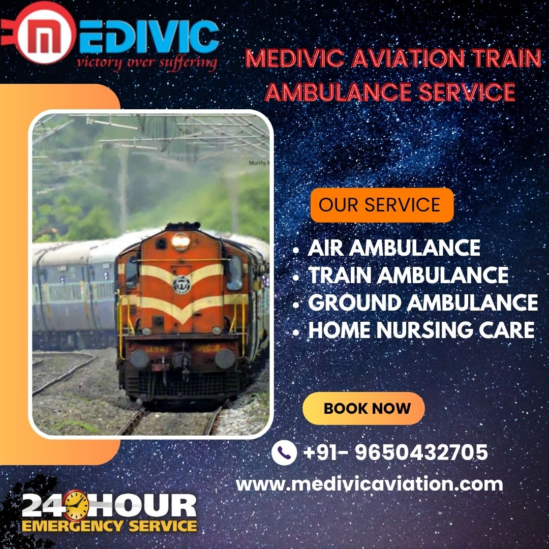 Receive an Excellent Travelling Experience during Medical Emergency at Medivic Aviation Train Ambulance in Allahabad