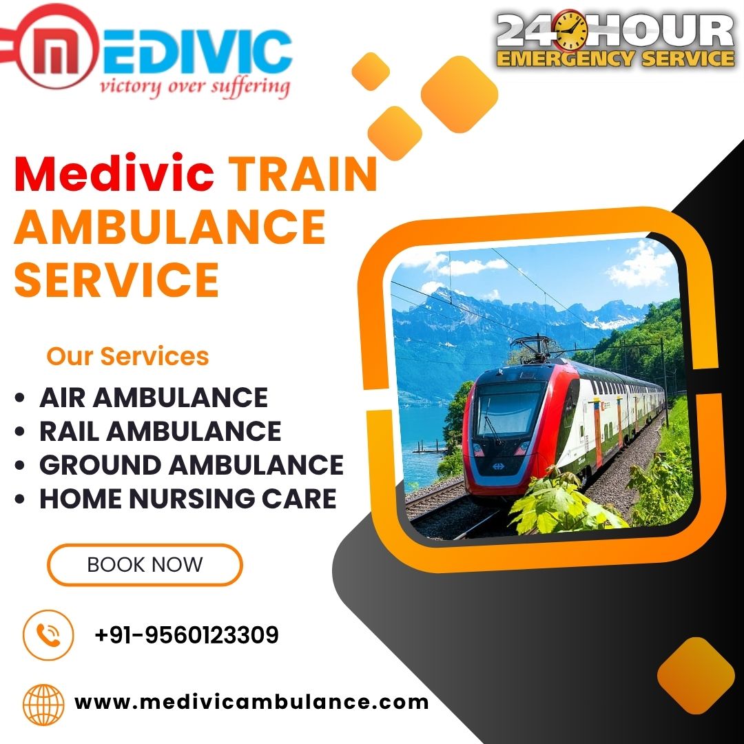 Risk-Free and Excellent Medical Care Provide by Medivic Train Ambulance Service in Pune