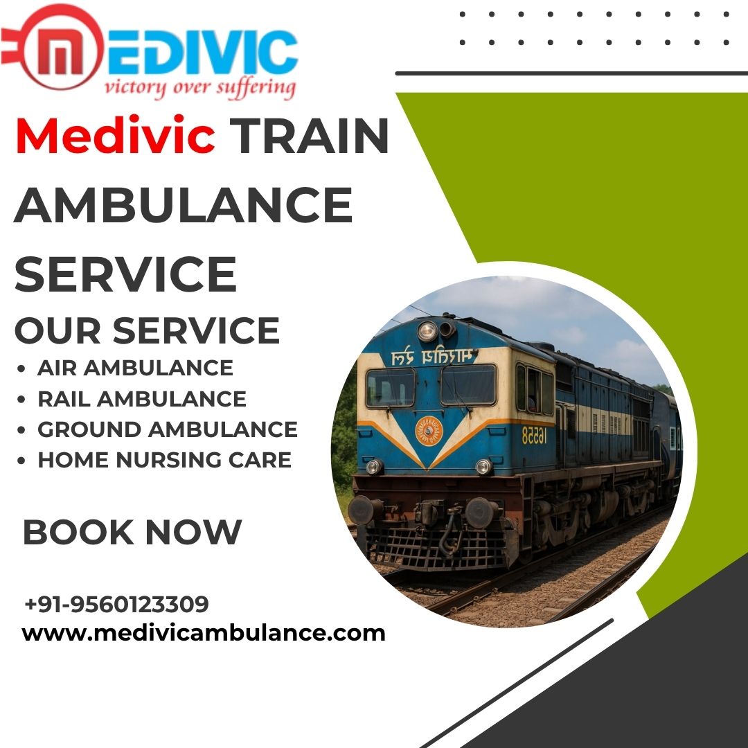 Reliable and Excellent Medical Facility Provide by Medivic Train Ambulance Service in Nagpur