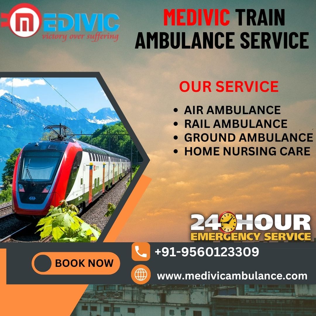 Top-Class Medical Facility Provide by Medivic Train Ambulance Service in Indore