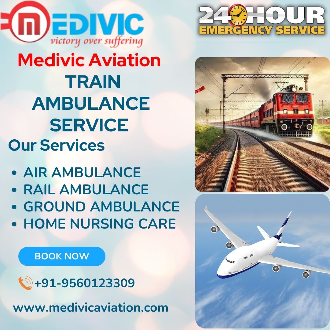 Medivic Aviation Train Ambulance in Kolkata Completes Long-Distance Medical Transfers Safely