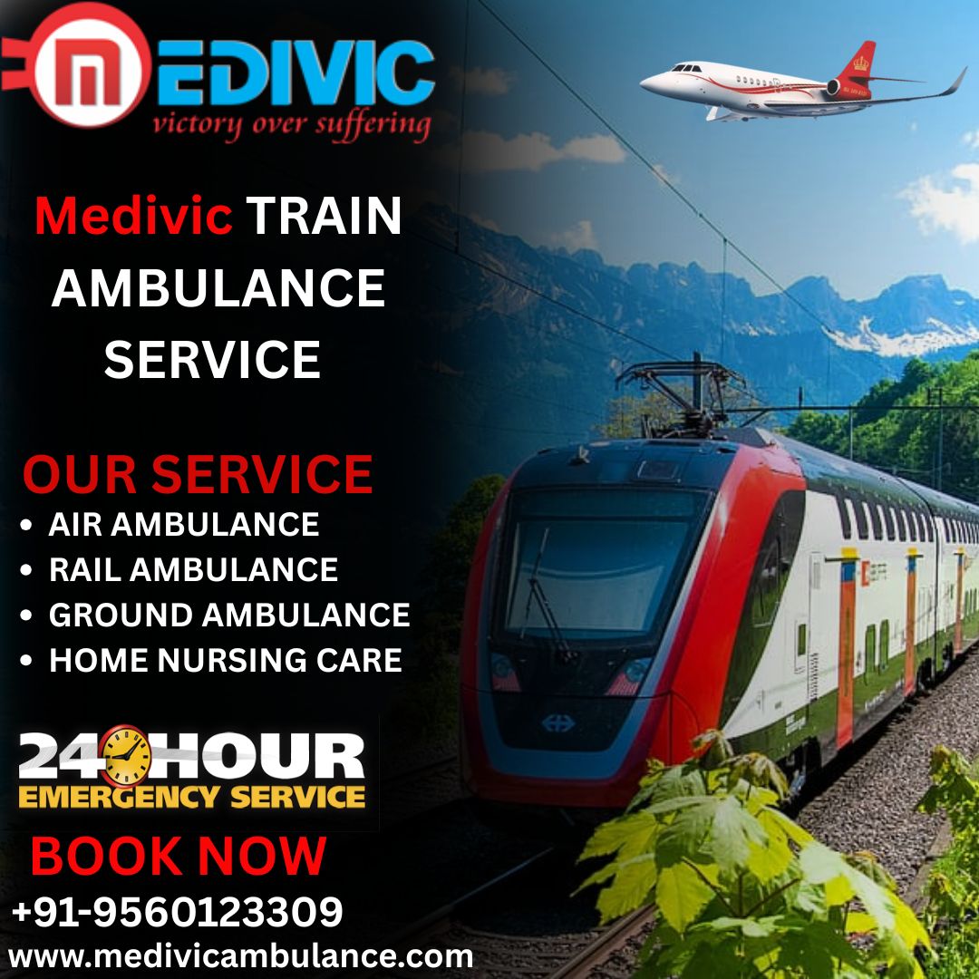 The Team of Low Cost Medivic Train Ambulance in Silchar Guides You Properly