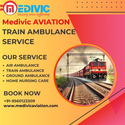 Medivic Aviation provides transportation by its train ambulance in Bhopal during uncertain times