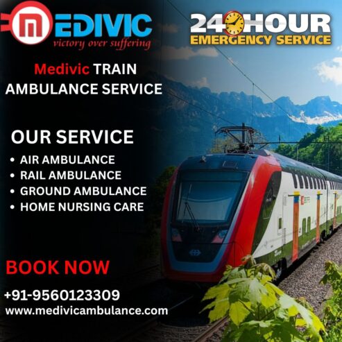 Medivic Train Ambulance Service in Nagpur Which Provides the Beneficial Medical Service