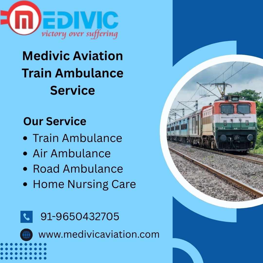 Patients Are Transported Carefully By Medivic Aviation Train Ambulance in Guwahati