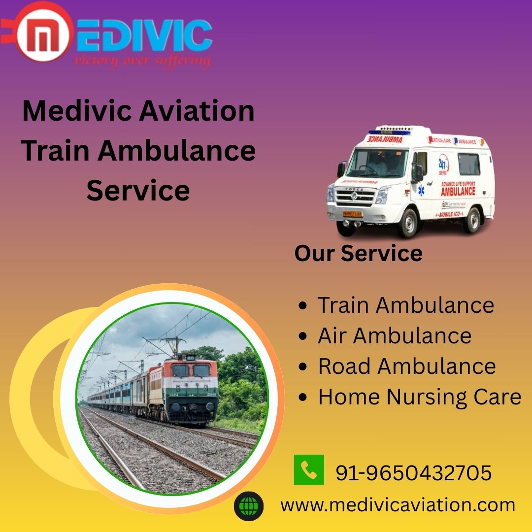 Medivac Aviation Train Ambulance in Mumbai Provides Smooth Access to Critically Ill Patients