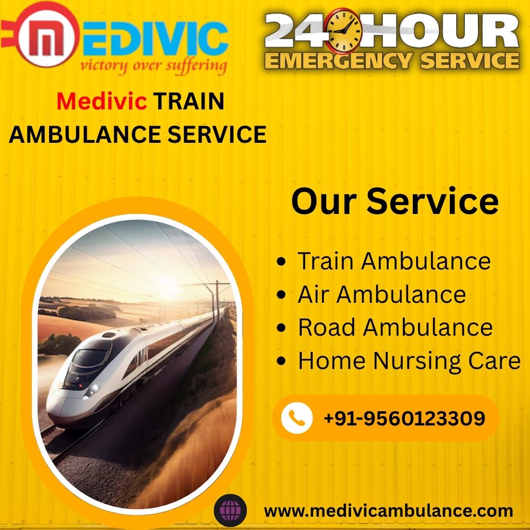 Medivic Responds Quickly to Your Instructions in Gorakhpur with its Train Ambulance