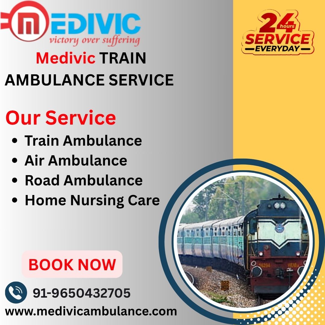 Medivic Train Ambulance Service in Darbhanga Is Continuously Operational Throughout the Day