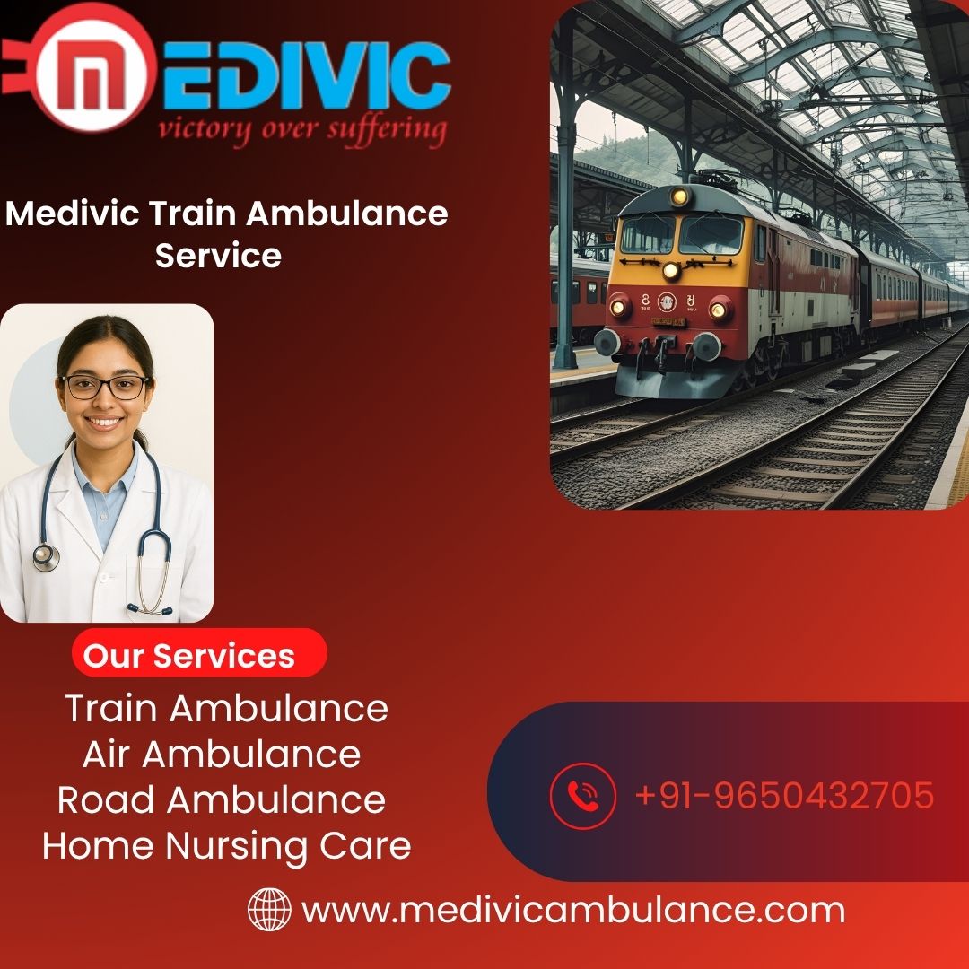 Medivic Aviation Stays Adaptable to Changes during Transit in Raipur in its Train Ambulance