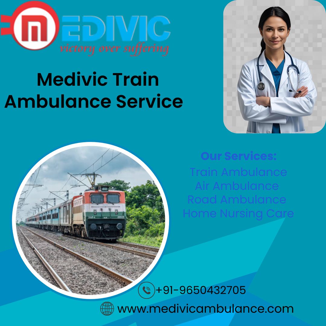 Medivic Aviation Gives Experienced Support during Transit in Patna in its Train Ambulance