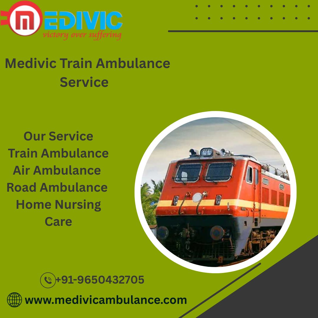 Medivic Aviation provides well-managed transit care to patients in Patna in its train ambulance.