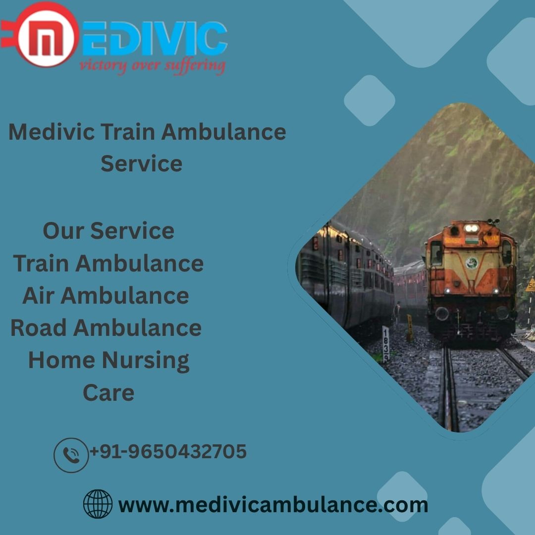 Medivic Aviation provides health-oriented transport services in Chennai with its train ambulance