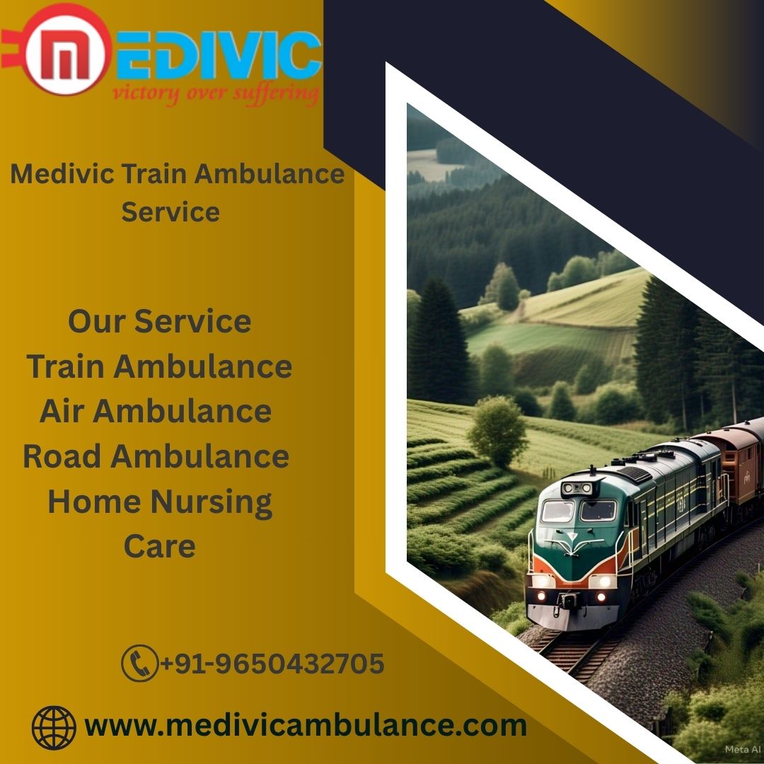 Medivic Avation offers impeccable transportation in Raipur in its train amb