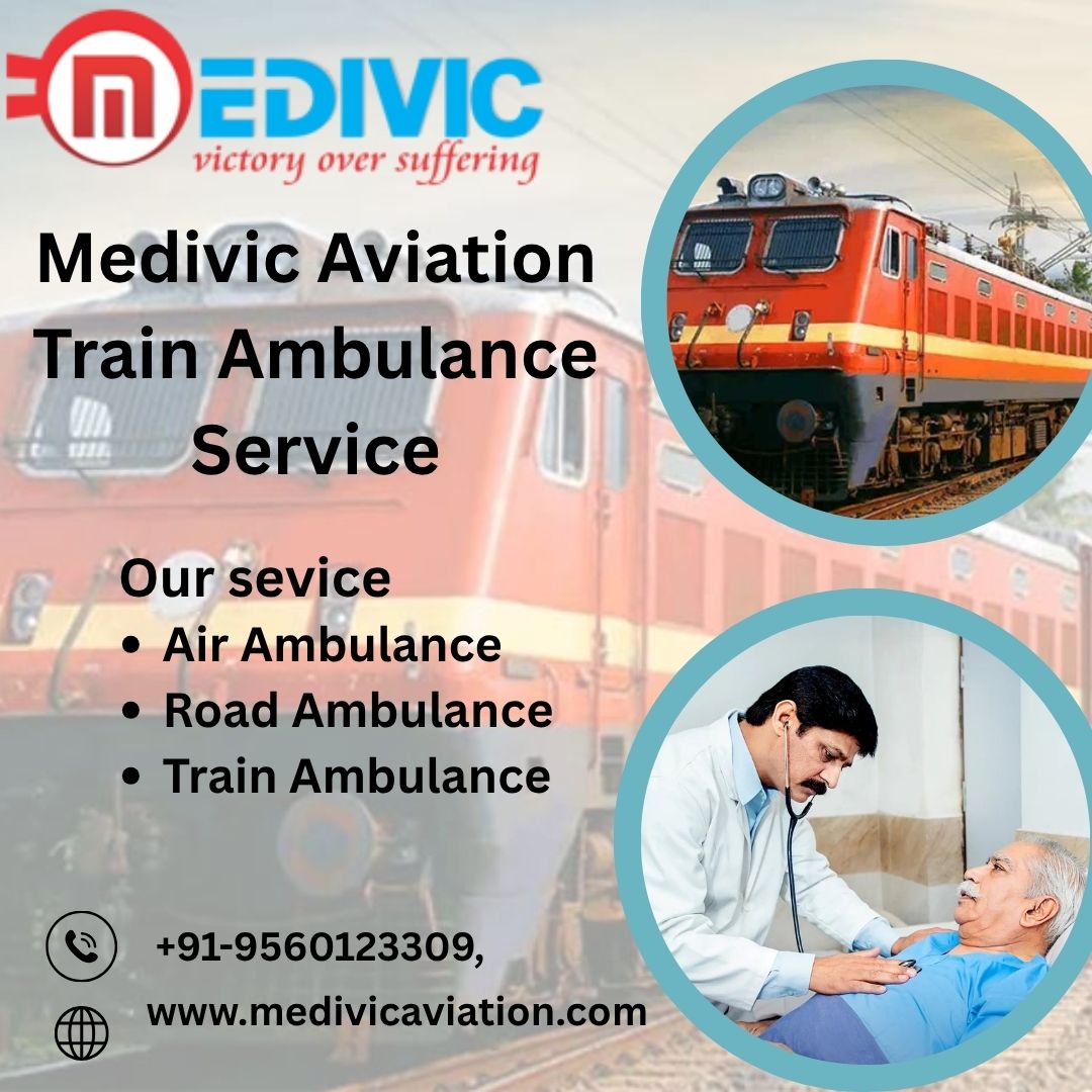 Medivic Aviation Train Ambulance in Mumbai Is Always Ready For Patient Transfer