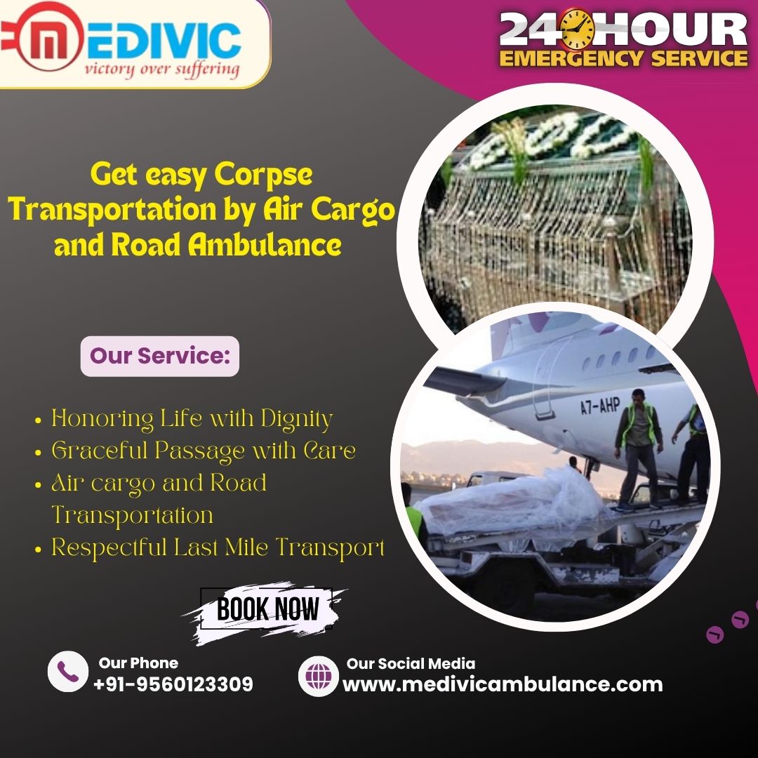 Medivic Dead Body Freezer Box Transportation in Patna is arranged at a Lower Cost