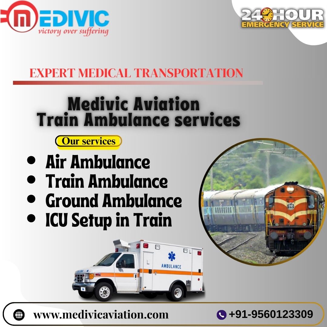 Medivic Aviation Never Do Transit Under Pressure in Kolkata in its Train Ambulance