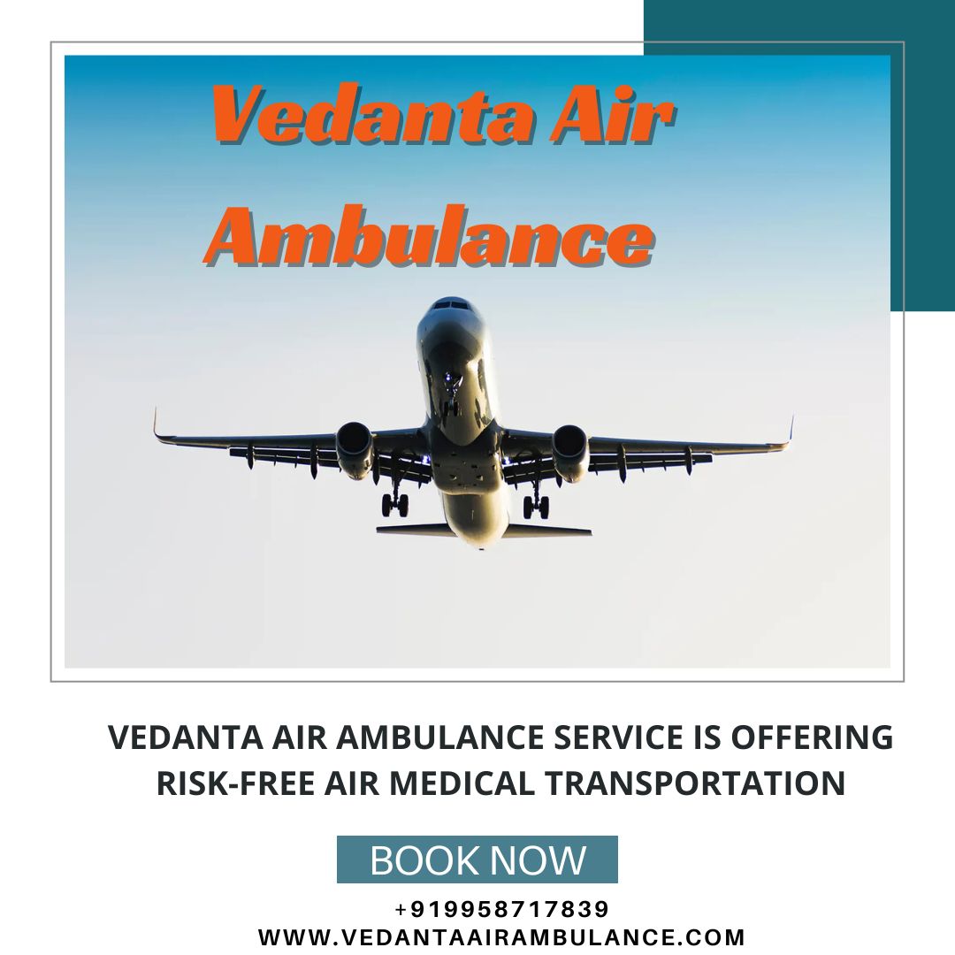 Superb Air Ambulance with Medical Accessories from Hyderabad