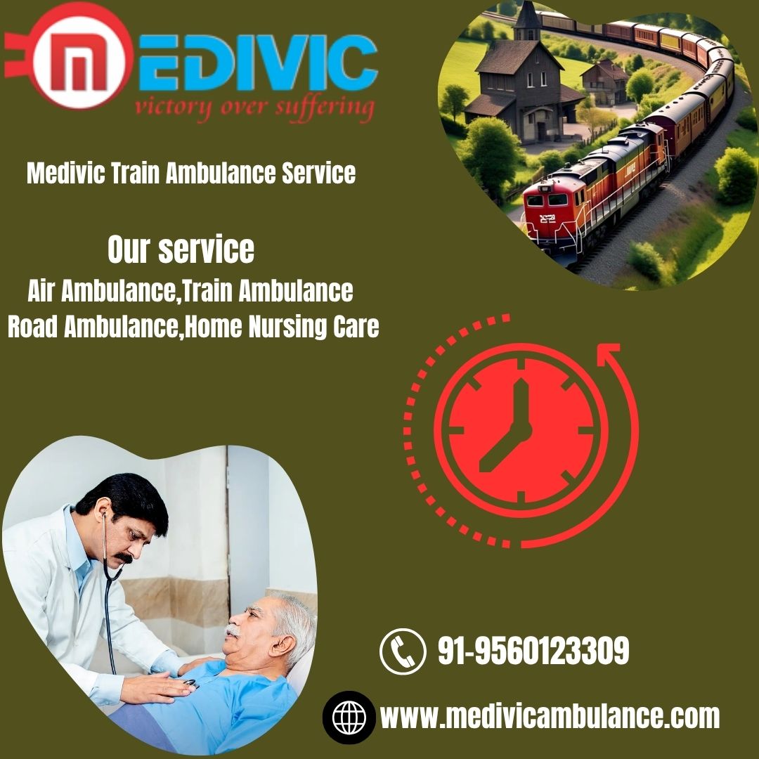Medivic Train Ambulance in Darbhanga is a good facility for patients.