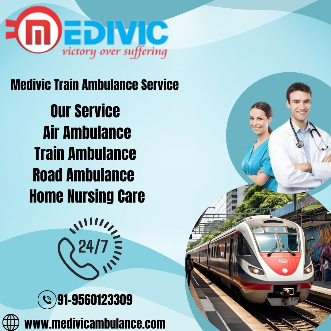 Emergency Transit Handled the Right Way by Medivic in Dibrugarh in its Train Ambulance