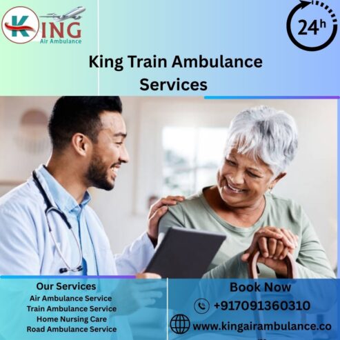 King Offers On-Time Transit for Critical Patients in Lucknow in its Train Ambulance