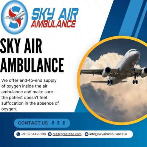 Transfer patients With Full Safety By Sky Air Ambulance From Bangalore To Delhi.