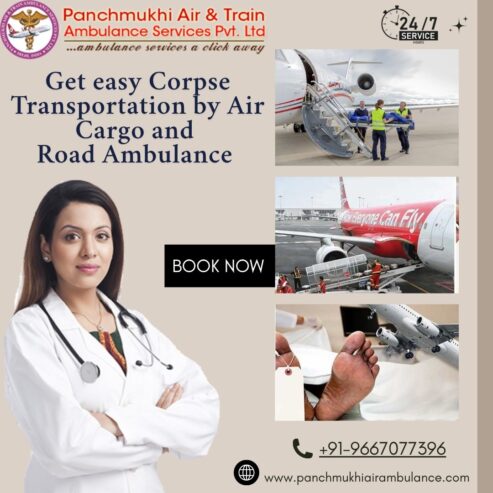 Panchmukhi Carrying a Serious Duty in Transit in Ranchi in its Dead Body Ambulance