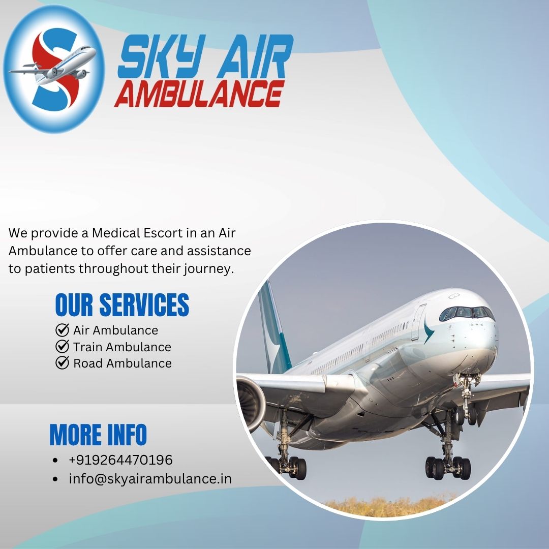 Medical Transport By Sky Air Ambulance in Emergency Condition From Allahabad To Delhi.