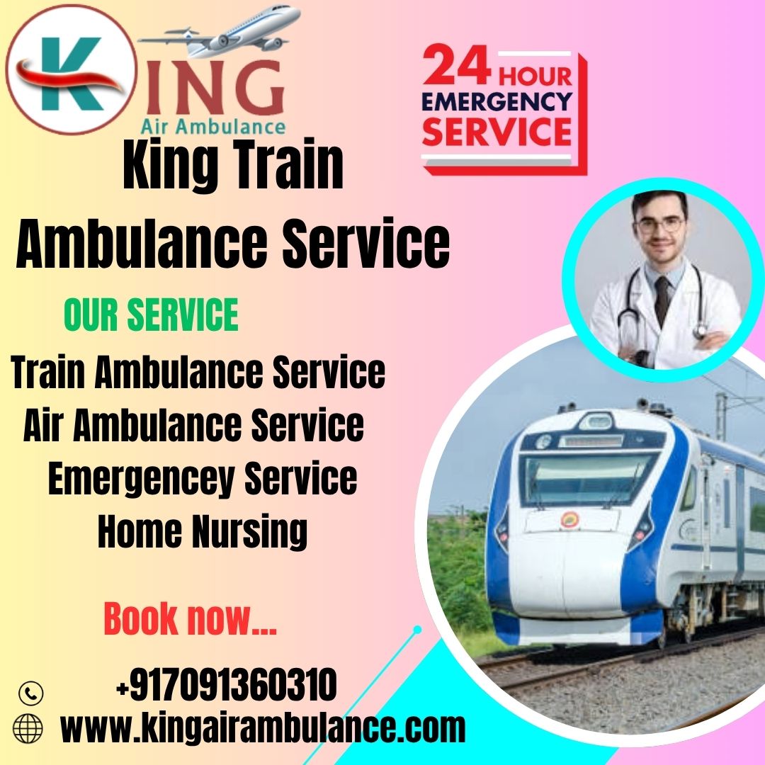 King Train Ambulance in Silchar offers specialized care setup for critical conditions