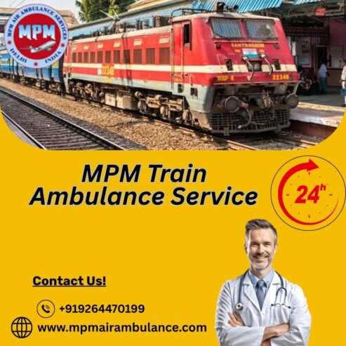 MPM Provides 24/7 Train Ambulance in Mumbai for the Best Patient Transfer