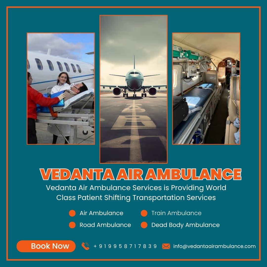 Matchless Medical Attention by Air Ambulance at a Low Charge from Patna