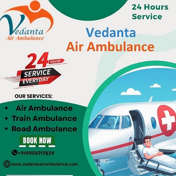 Vedanta Air Ambulance Service in Raipur for Best and Hassle-free Patient Transfer Service