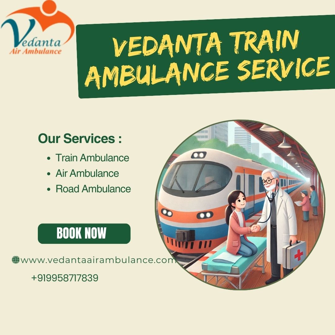 In Bangalore, Vedanta is the primary supplier of Train Ambulance Services