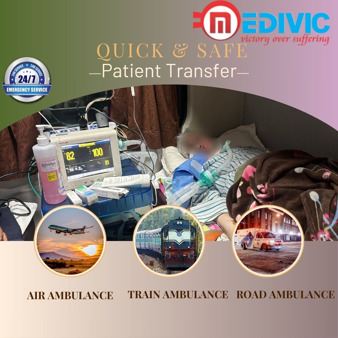 Medivic Aviation Aids Families in Obtaining Reliable Assistance with its Train Ambulance in Varanasi