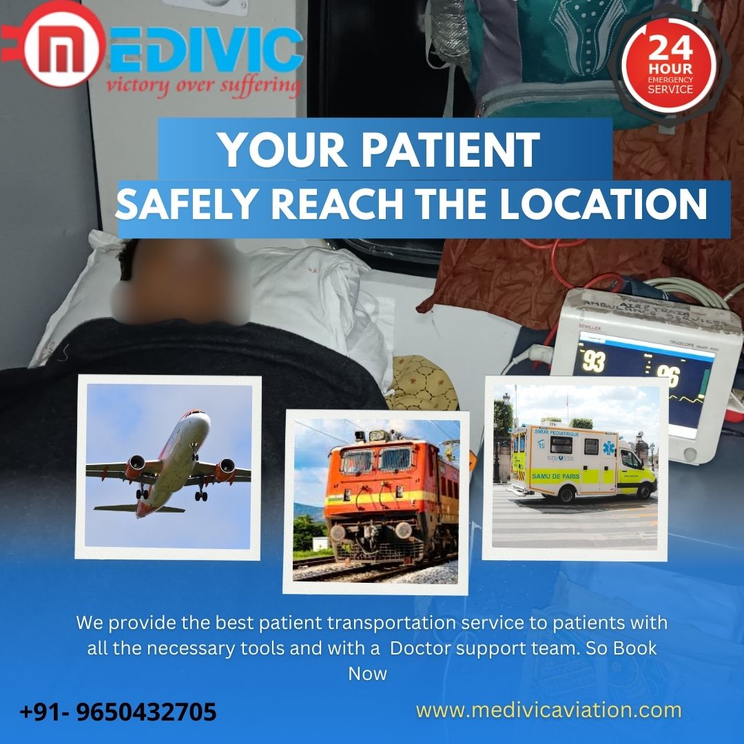 Medivic Aviation Maintaining Patients fixture During Transit in Lucknow in its Train Ambulance