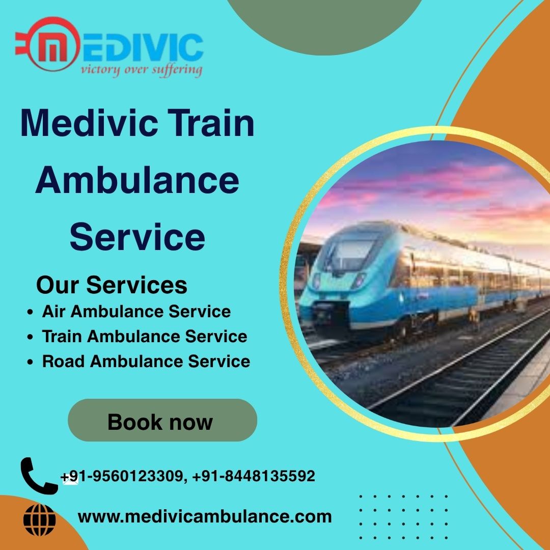 Medivic ensures that the patients are given the best care while shifting to Chennai in the Train Ambulance!