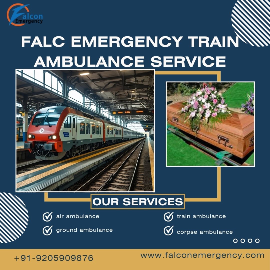 FALC Emergency Moves the Dead Body with Soft Handling in Ahmedabad in its Train Ambulance