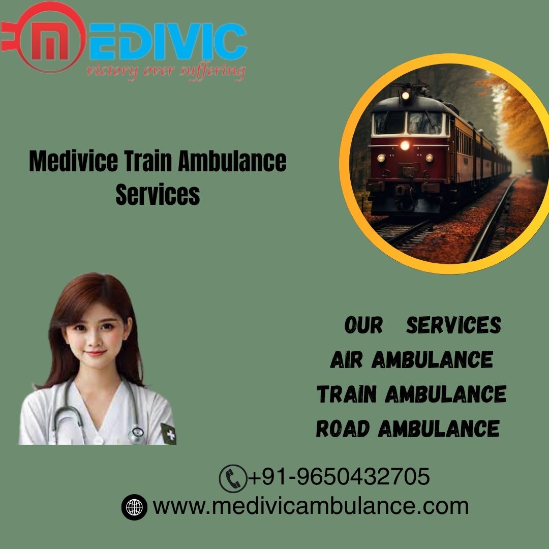 Medivic Aviation provides personalized patient transportation in its Train ambulance in Bhopal