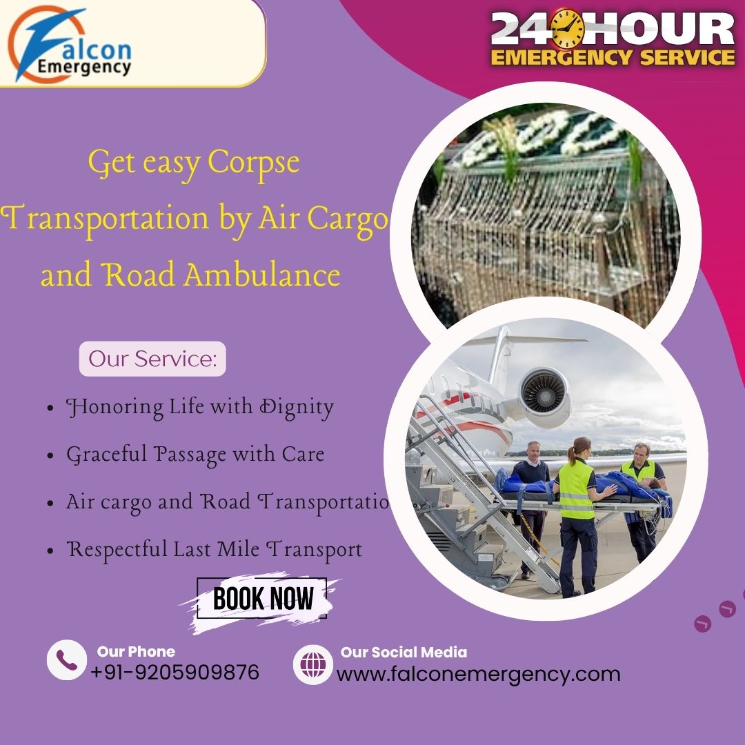 FALC Emergency Supplies, timely pre-planned body shifting by air cargo in Mumbai