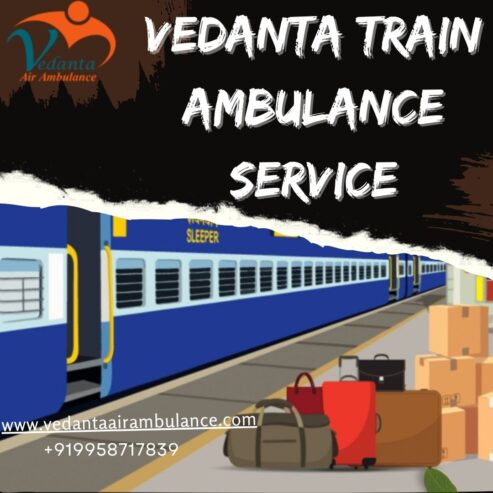 In Mumbai, Vedanta Train Ambulance offers affordable medical transportation