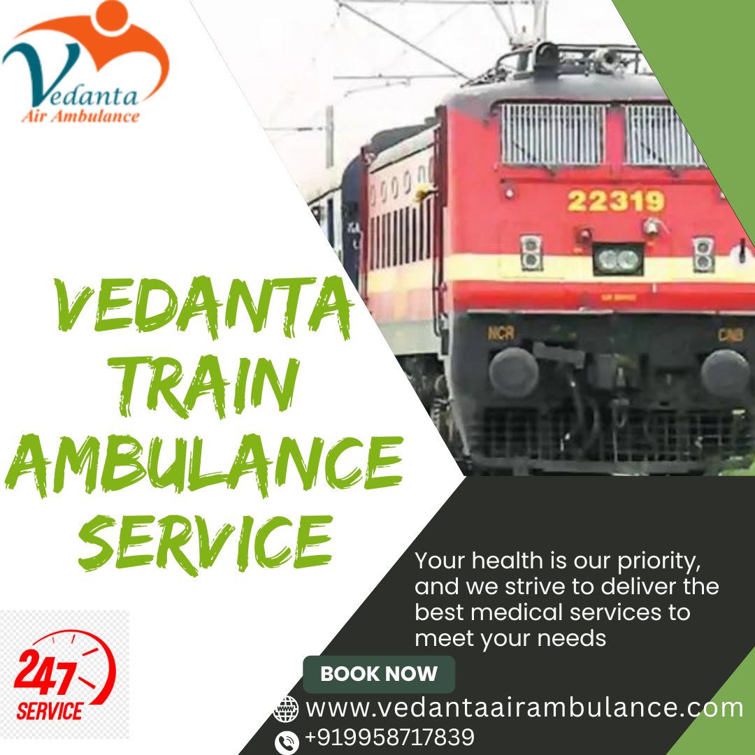 To receive a critical medical transfer in Bangalore, schedule a Vedanta Train Ambulance