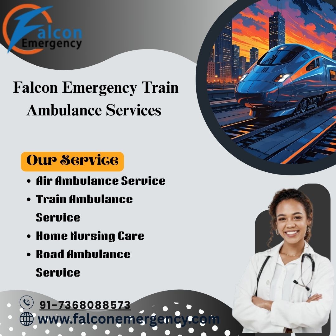 Falc Emergency provides transportation in its train ambulance during uncertain times in Chennai