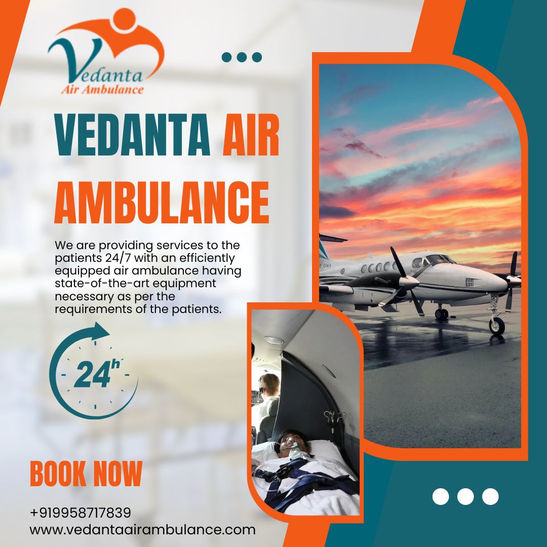 Comfortable Medical Transport by Air Ambulance at Any time from Chennai