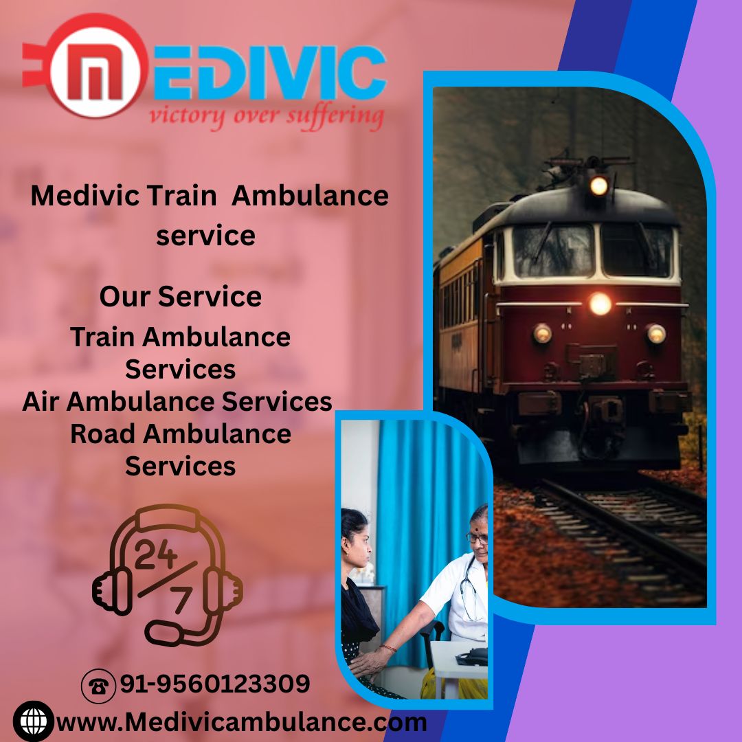 Medivic Train Ambulance Chennai provides patient transportation facility from one place to another!