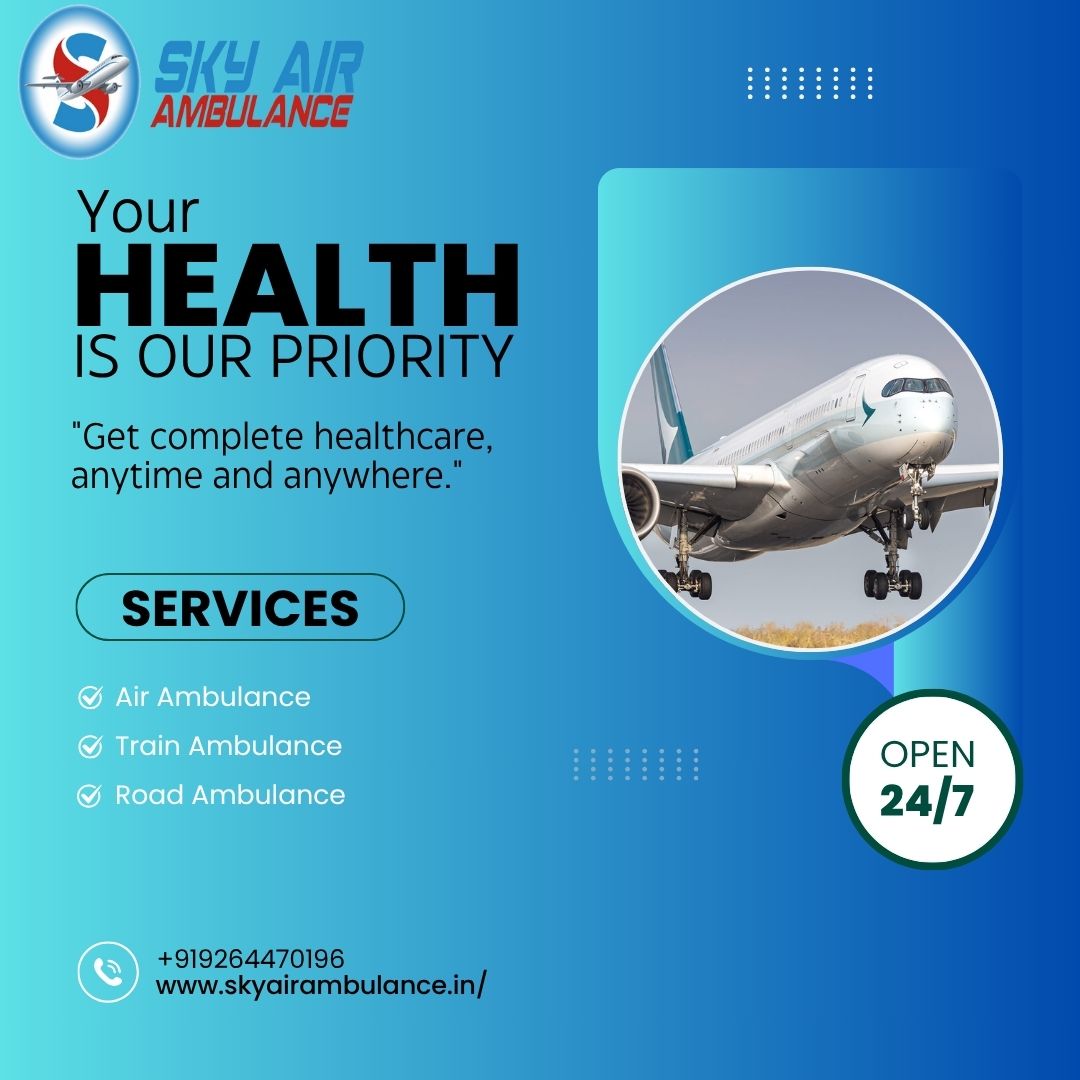 Emergency Air Ambulance From Patna To Delhi: Sky Air Ambulance
