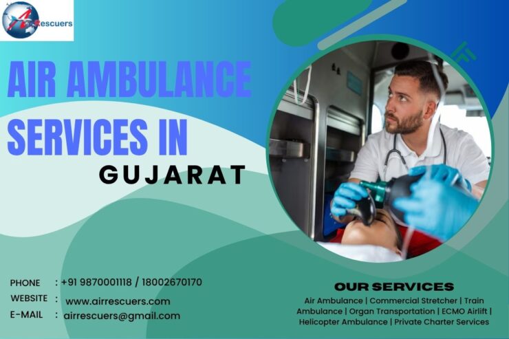 Reliable Air Ambulance Services in Gujarat.