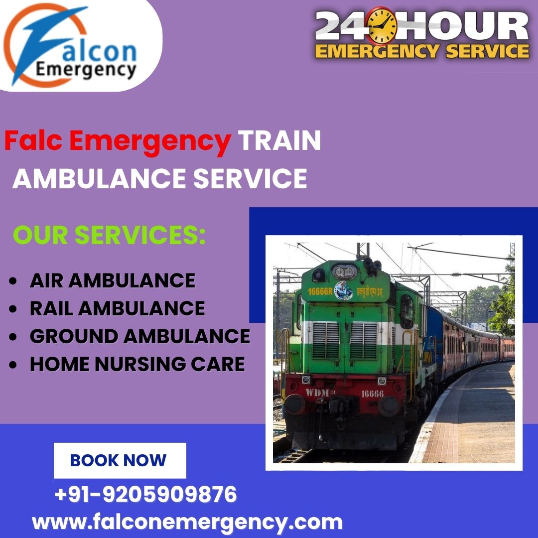 FALC Train Ambulance from Patna – Never Compromises with the Convenience of the Patients
